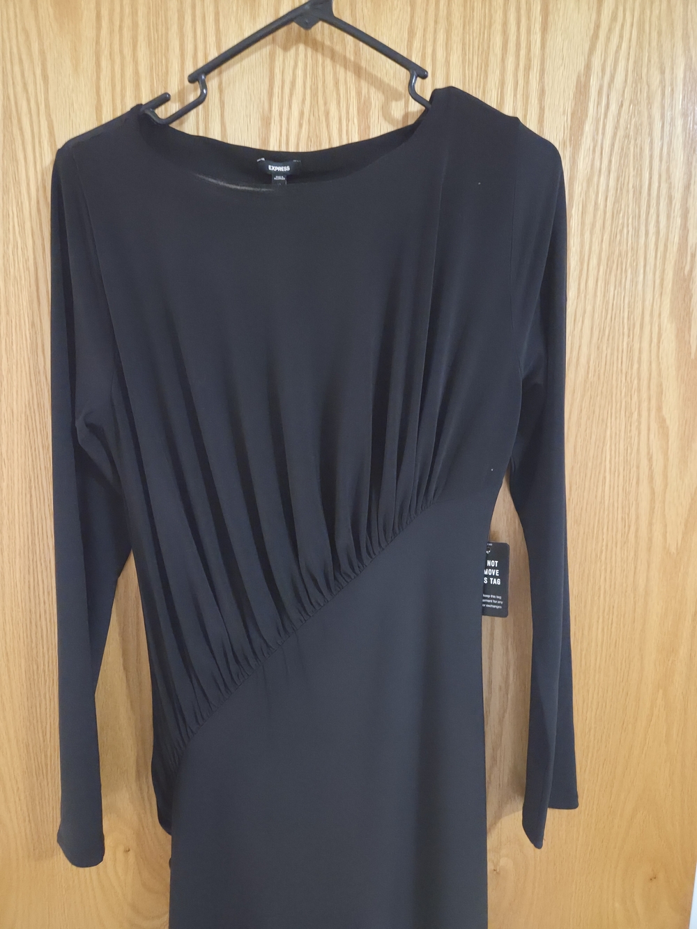 Express black maxi dress